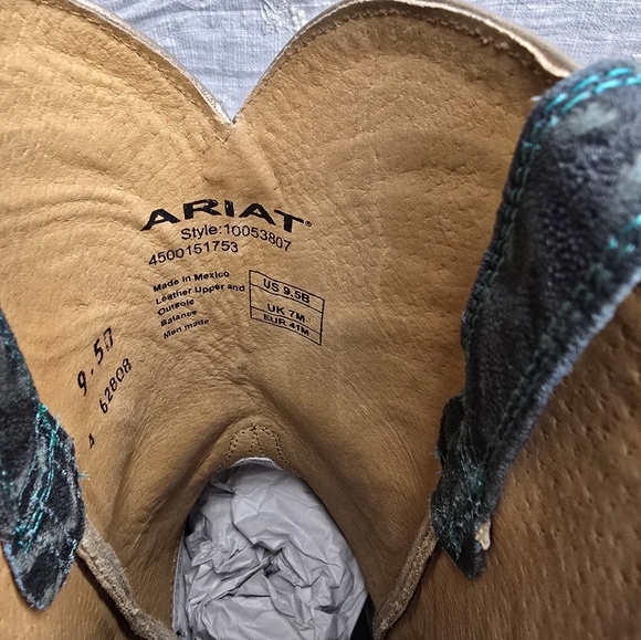 Ariat Womens Futurity Dash Mint Boots - Picture 12 of 16